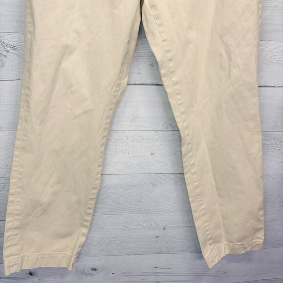 Polo by Ralph Lauren Preston Flat Front Pants Khaki Men’s Size 38 100% Cotton - Picture 5 of 11